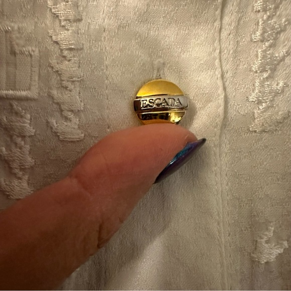 ESCADA white button down shirt - Picture 3 of 6